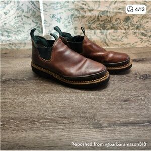 Georgia Boot Brown Leather Men's Boots